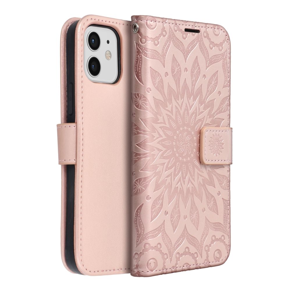 Aizsargvāciņš iPhone 12 / 12 Pro mandala – MEZZO, rozā zelta — attēls 2