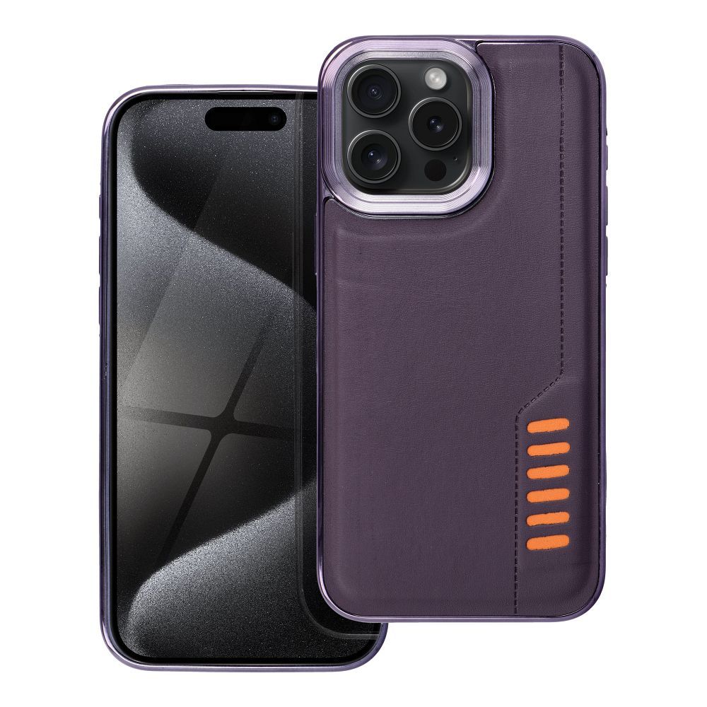 Aizsargvāciņš iPhone 15 Pro Max dark – MILANO, violets