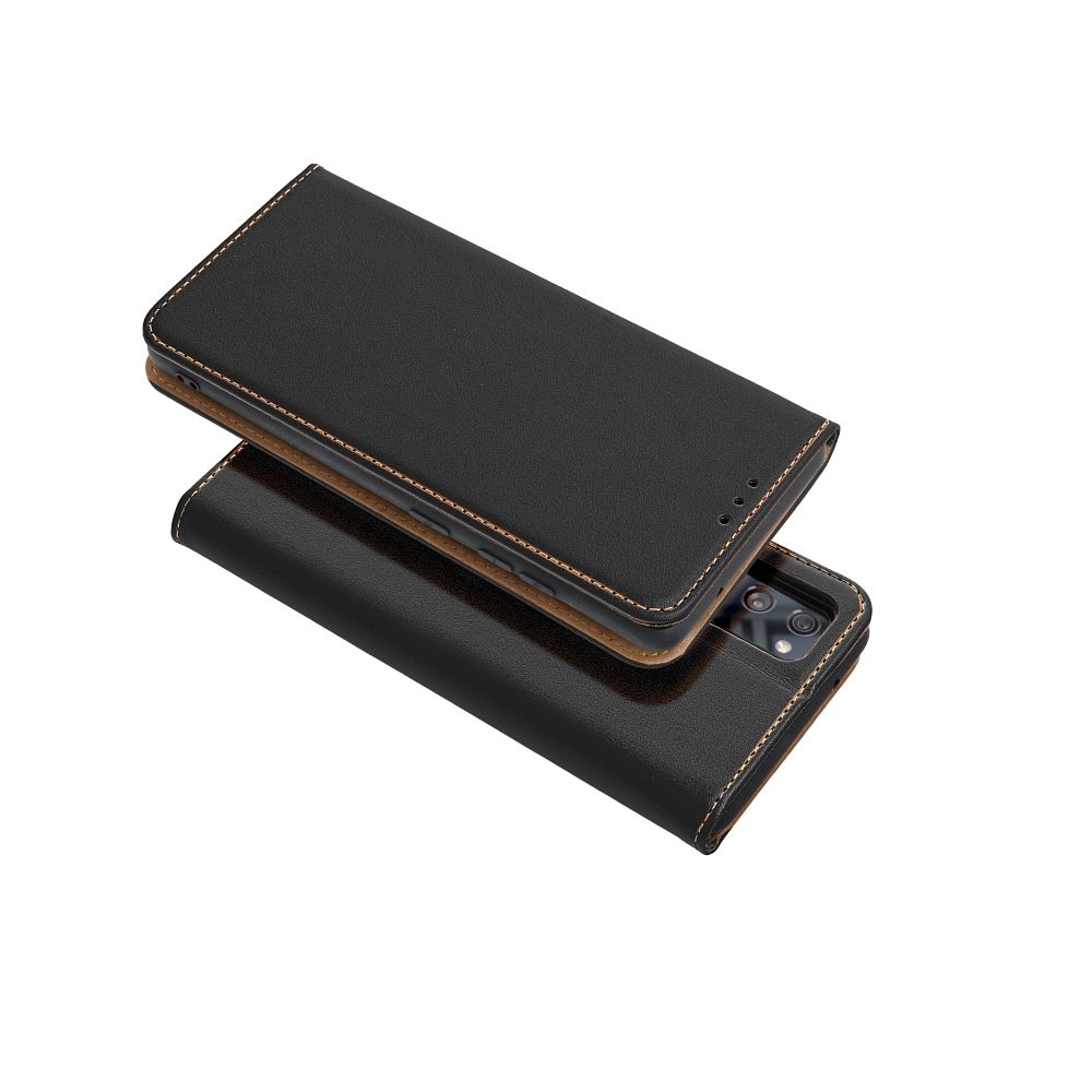 Aizsargvāciņš Samsung S24 FE – SMART PRO leather, melns — attēls 4