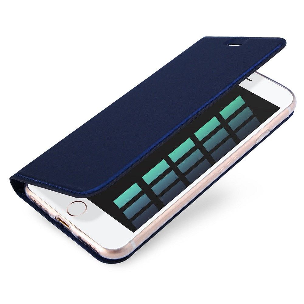 Aizsargvāciņš Samsung A55 – DUX DUCIS wallet SKIN PRO, zils — attēls 4