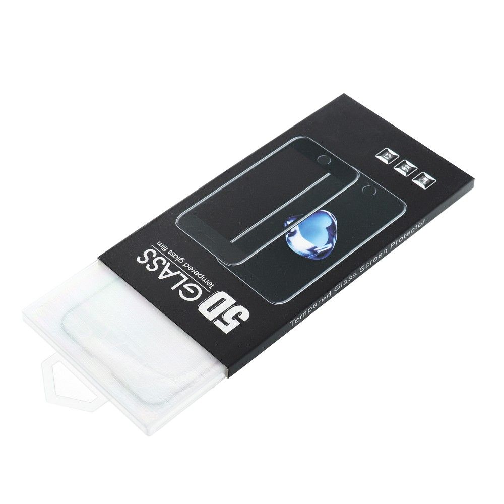Aizsargstikls iPhone XR / 11 – 5D Full Glue, melns — attēls 3