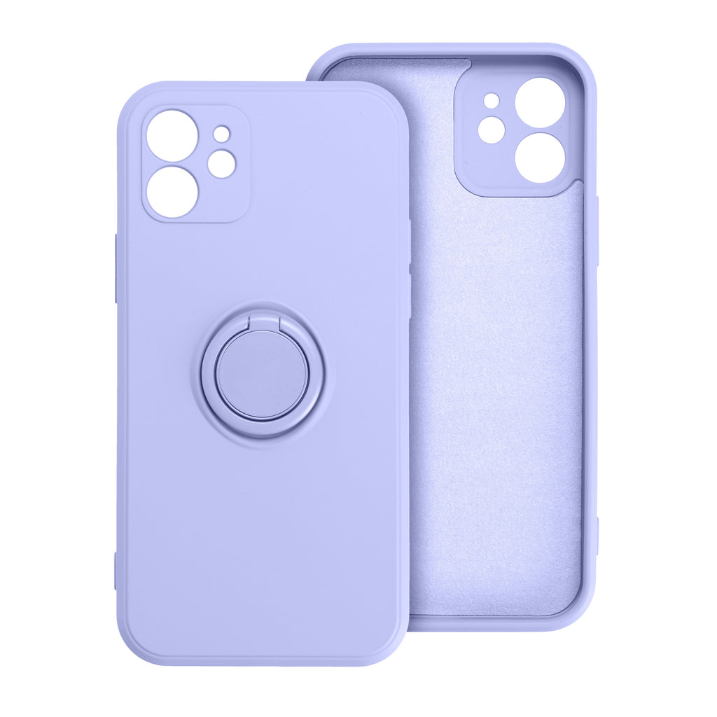 Aizsargvāciņš iPhone 7 / 8 / SE 2020 / SE 2022 – SILICONE RING, violets — attēls 2