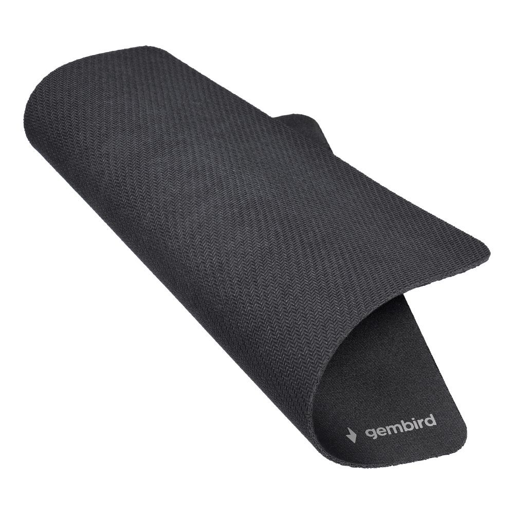 Mousepad 220 x 180 x 2 mm with non-slip rubber underside MP-S-BK black — attēls 3