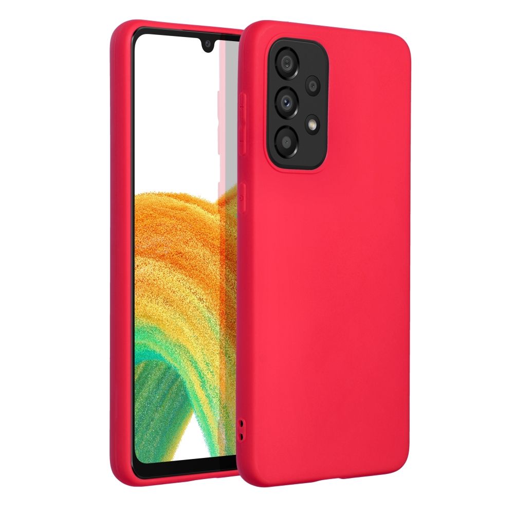 Aizsargvāciņš Samsung A33 5G – SOFT, sarkans — attēls 2