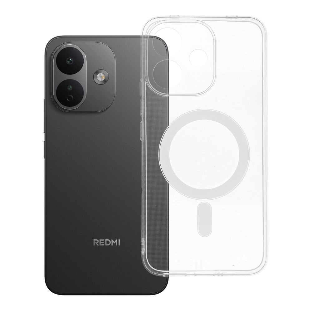 Clear Case 2 mm Mag Cover aizsargvāciņš Xiaomi Redmi Note 17 Pro 5G, caurspīdīgs