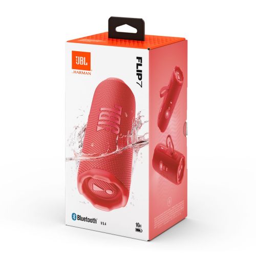 JBL Flip 7 portatīva Bluetooth skanda sarkans
