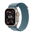 Apple Watch Ultra 3 GPS + Cellular 49 mm — Natural Titanium, Light Blue Alpine Loop M