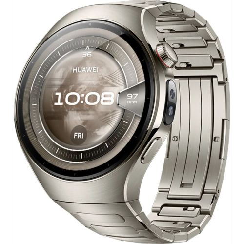 Huawei Watch 5 LTE 46 mm — Titanium, titāna siksniņa