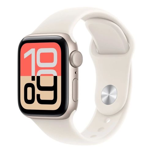 Apple Watch SE 3 GPS 40 mm, zvaigžņu gaišs, Sport Band M/L — attēls 1