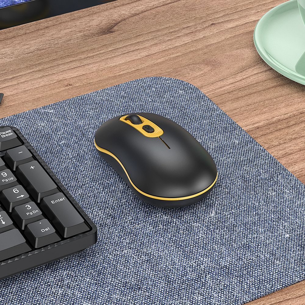 HOCO wireless computer mouse 2,4G 1600 dpi GM21 black — attēls 4