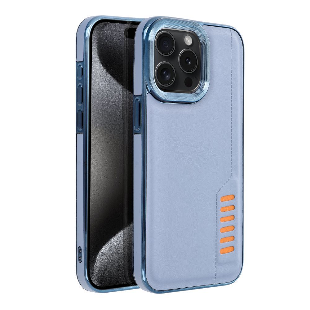 Aizsargvāciņš iPhone 15 Pro Max – MILANO, zils — attēls 2