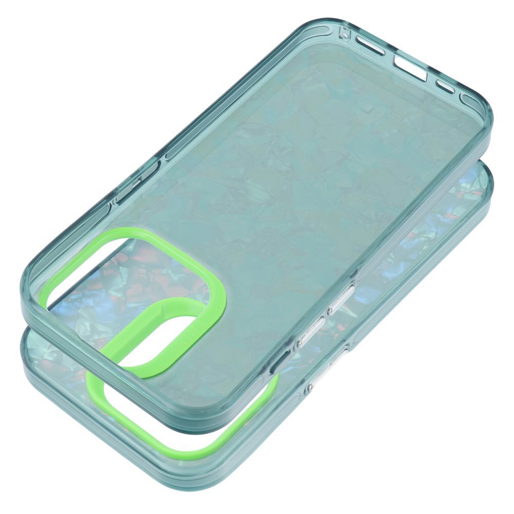 Aizsargvāciņš iPhone 16 – TUTTI FRUTTI, zaļš — attēls 2