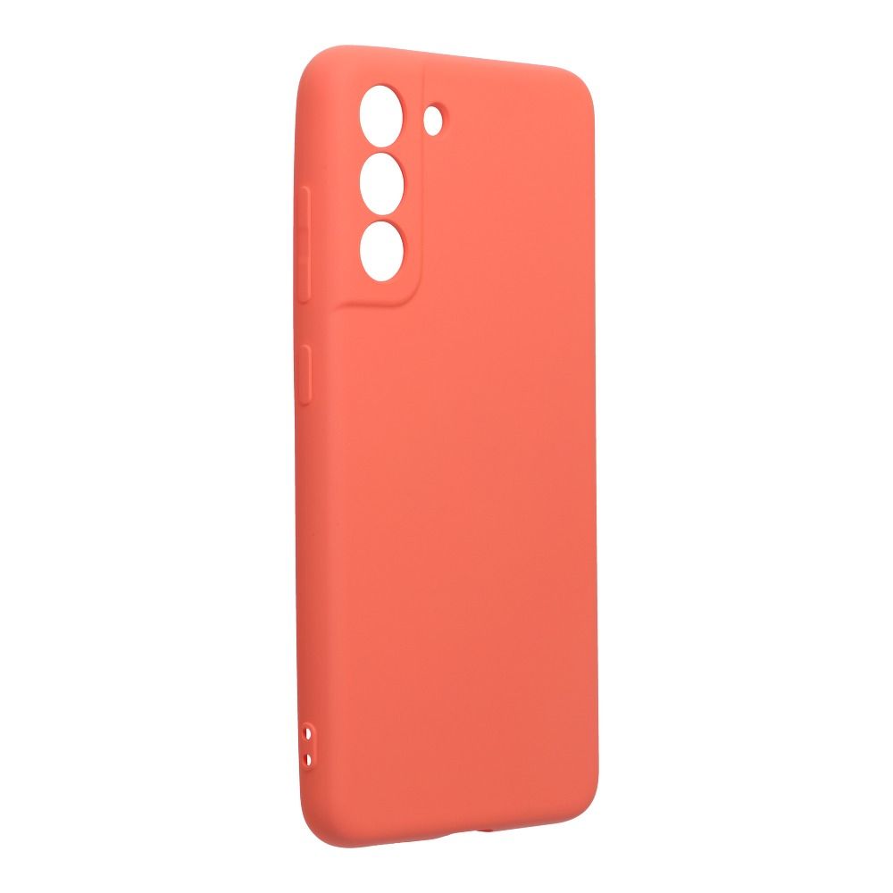 Aizsargvāciņš Samsung S21 FE peach – SILICONE — attēls 4