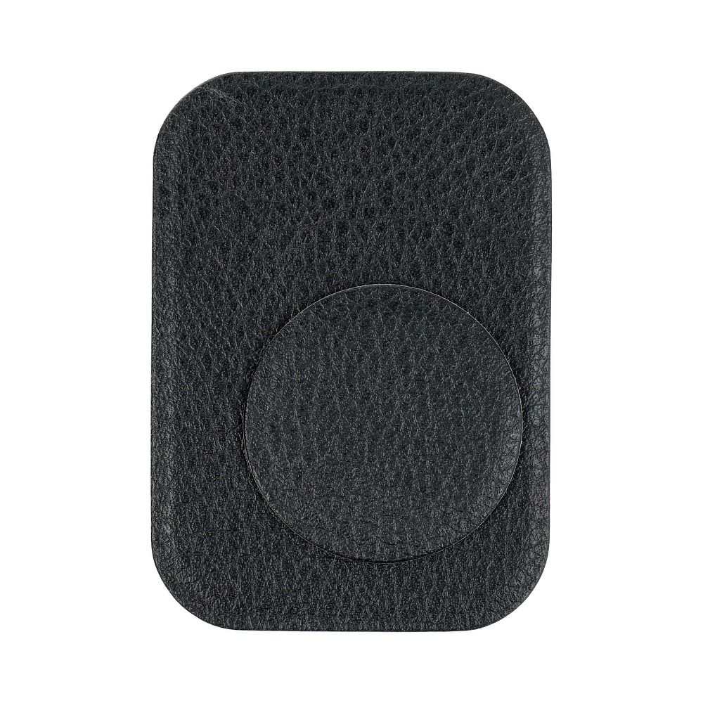 Badget for magnet car holder leather black — attēls 2