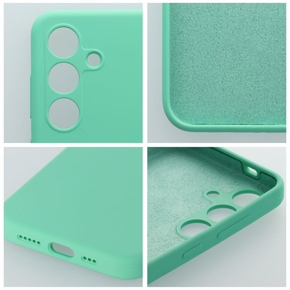 Aizsargvāciņš Samsung S24 FE mint – SILICONE 2mm — attēls 3