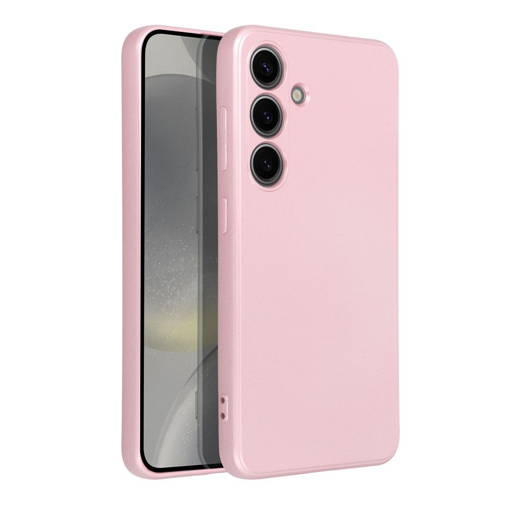 Aizsargvāciņš Samsung S24 – METALLIC, rozā — attēls 2