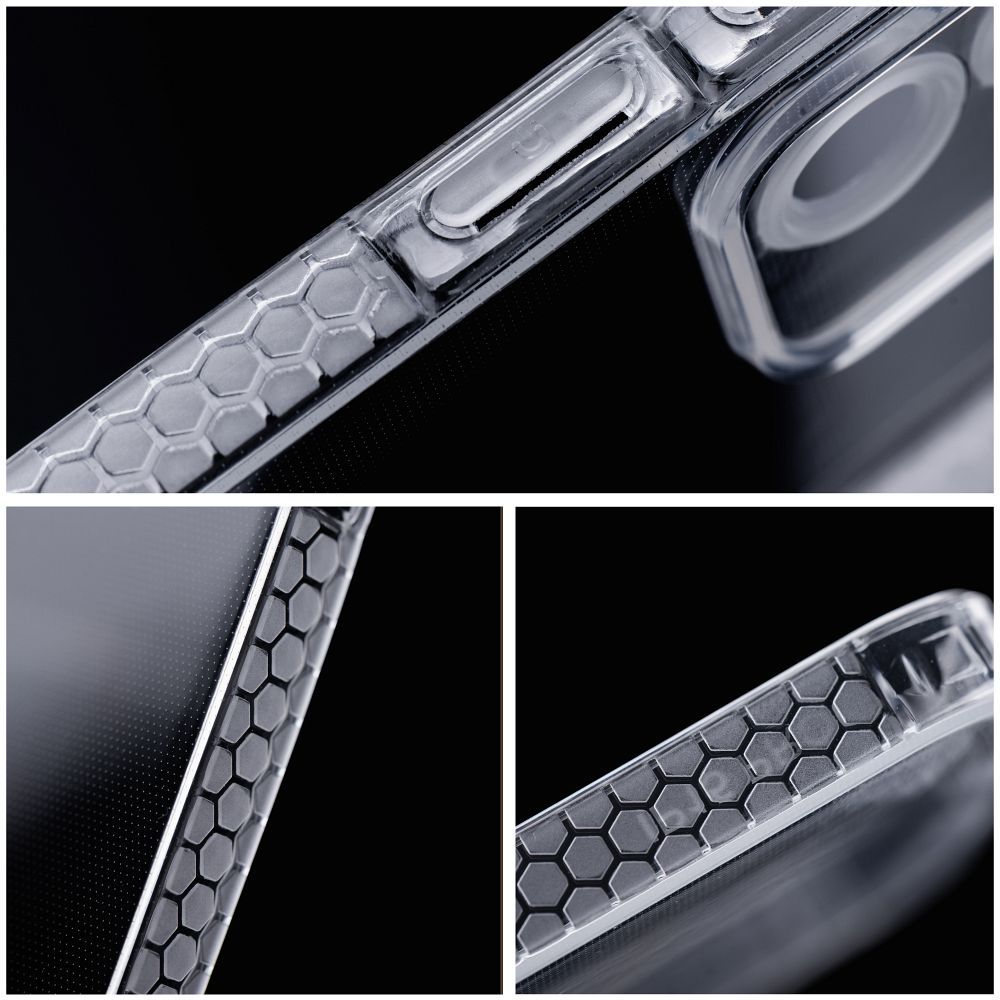 Aizsargvāciņš Samsung S24 Ultra – CLEAR 1,5 mm GRID, caurspīdīgs — attēls 3