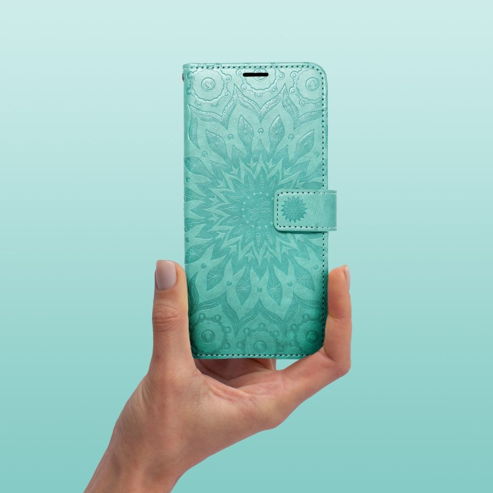 Aizsargvāciņš iPhone 14 mandala – MEZZO, zaļš — attēls 4