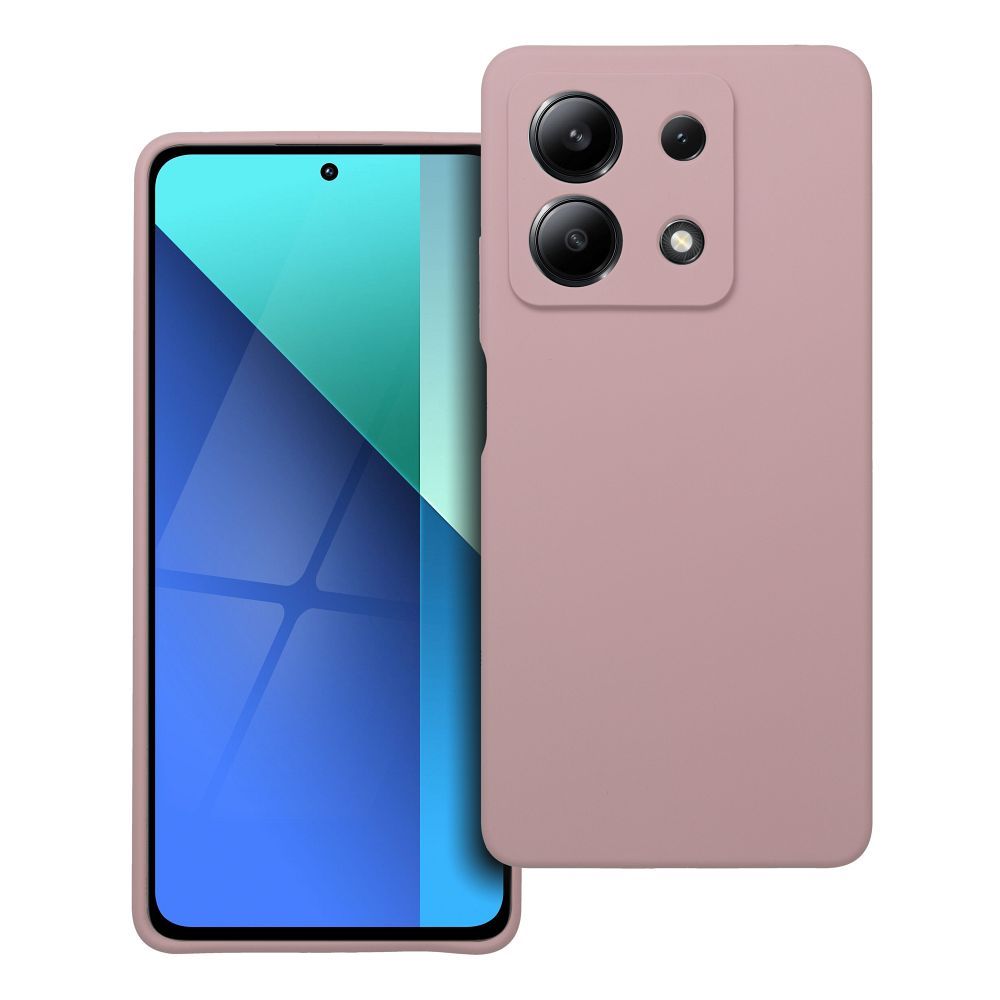 Aizsargvāciņš Xiaomi REDMI NOTE 13 5G sand – SILICONE 2mm, rozā