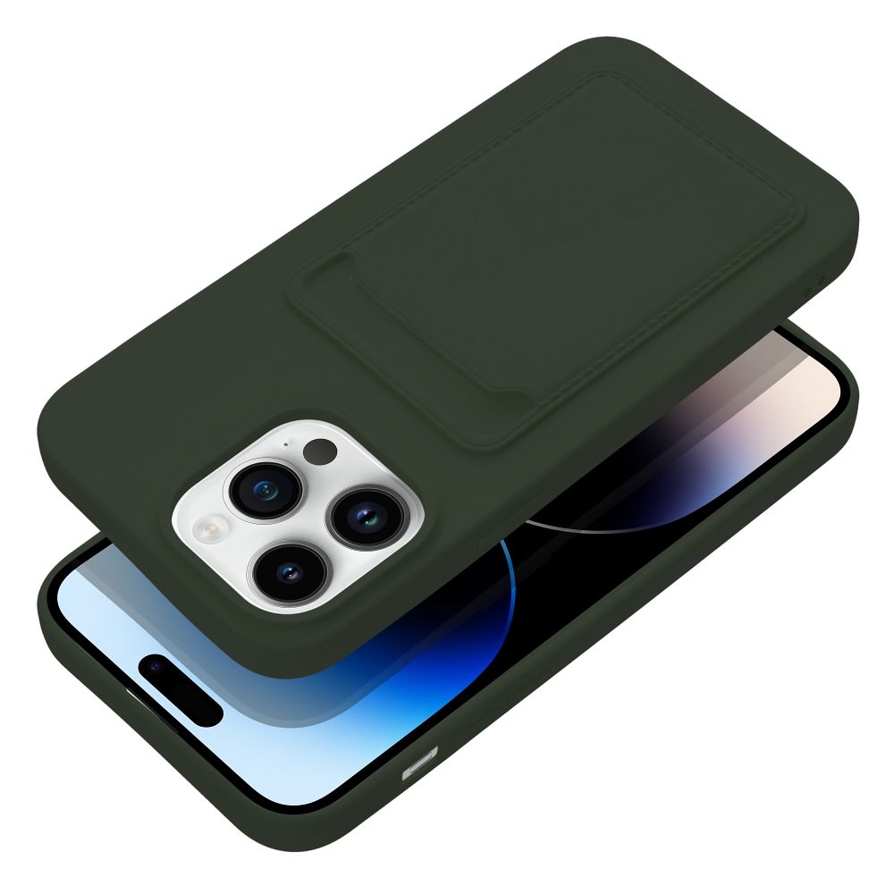 Aizsargvāciņš iPhone 14 Pro Max – CARD, zaļš — attēls 3