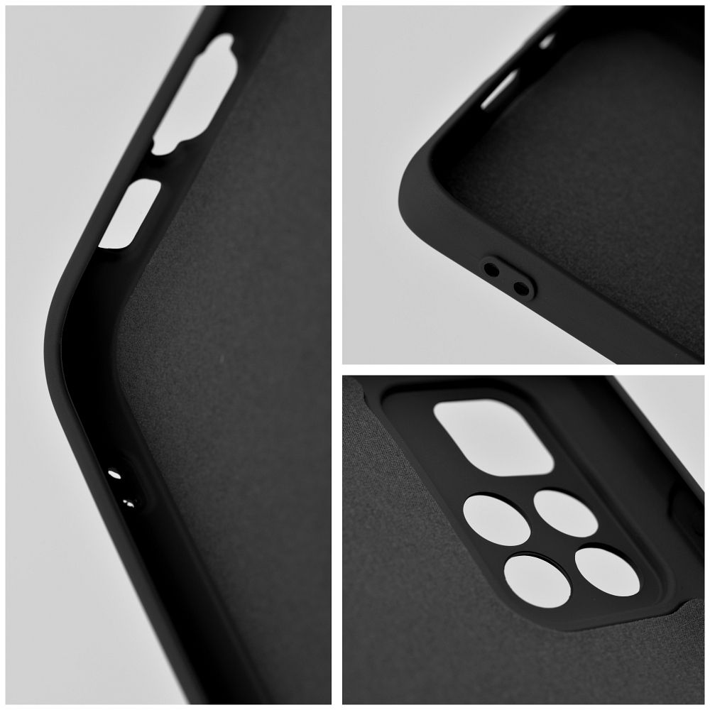 Aizsargvāciņš Xiaomi Redmi 13C / POCO C65 – SILICONE, melns — attēls 4