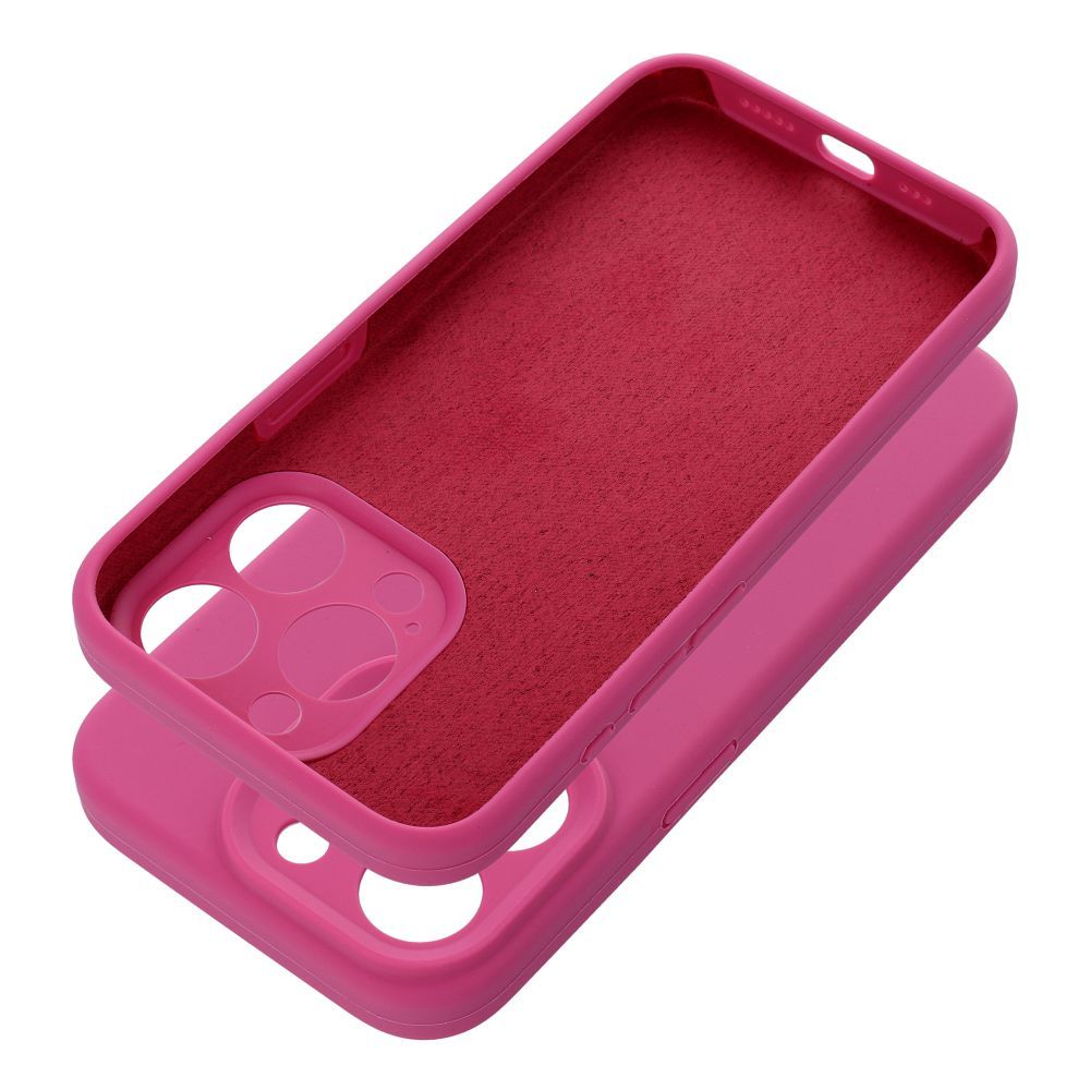 Aizsargvāciņš iPhone 16 Plus – SILICONE 2mm, rozā