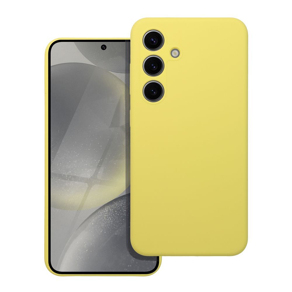 Aizsargvāciņš Samsung S24 FE lemon – SILICONE 2mm — attēls 2