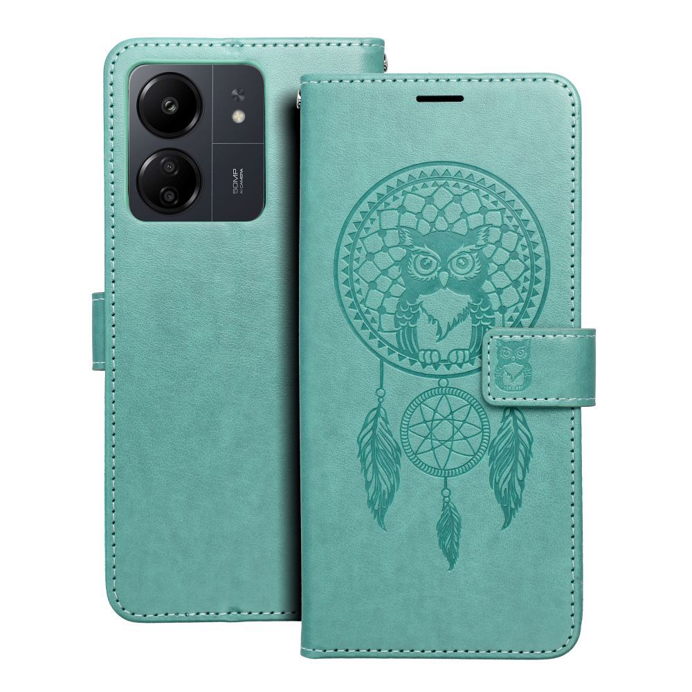 Aizsargvāciņš Xiaomi Redmi 13C / POCO C65 dreamcatcher – MEZZO, zaļš