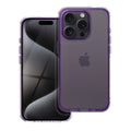 Aizsargvāciņš iPhone 16 light – MATRIX CLEAR, violets
