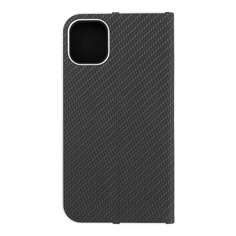 Aizsargvāciņš iPhone 11 – LUNA Carbon, melns — attēls 4