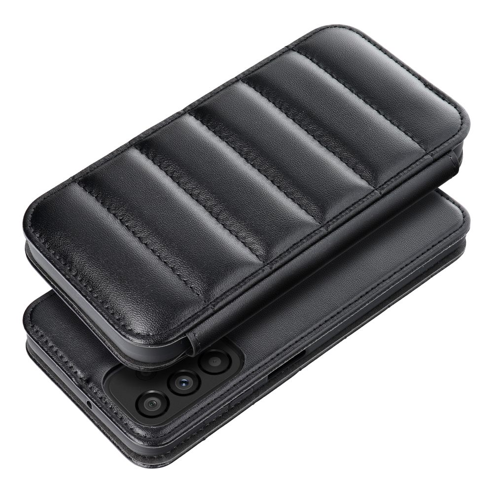 Aizsargvāciņš Samsung S23 – PUFFER, melns — attēls 3