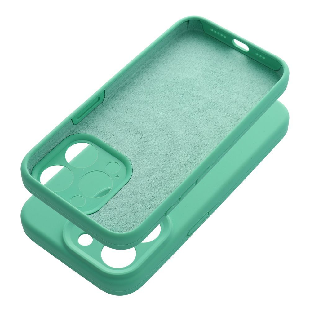 Aizsargvāciņš iPhone 16 Plus mint – SILICONE 2mm