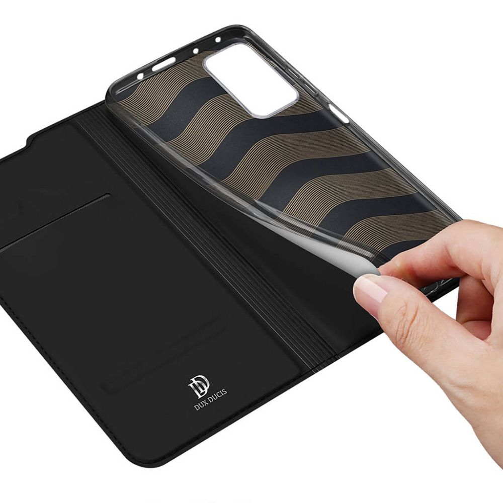 Aizsargvāciņš REDMI NOTE 12 Pro 5G / 11 Pro 5G / 4G – DUX DUCIS wallet SKIN PRO, melns — attēls 3