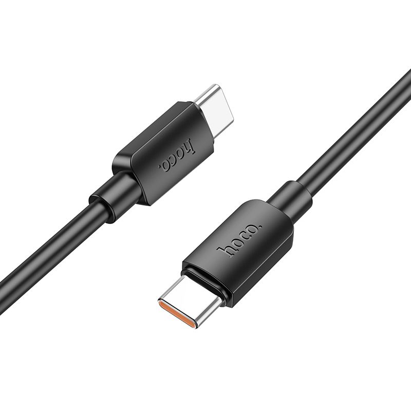 Kabelis HOCO cable Type C to Type C PD 6A 100W X96 1 m black — attēls 4