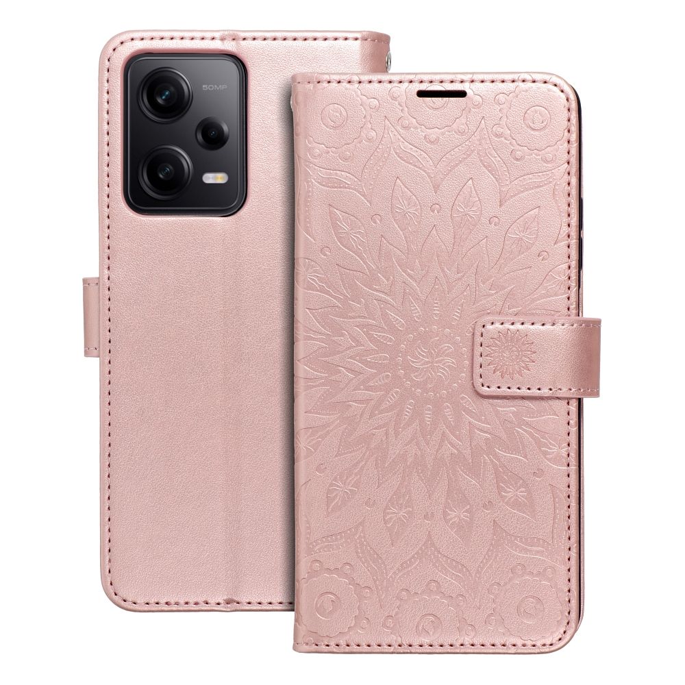 Aizsargvāciņš Xiaomi Redmi Note 12 Pro 5G mandala – MEZZO, rozā zelta