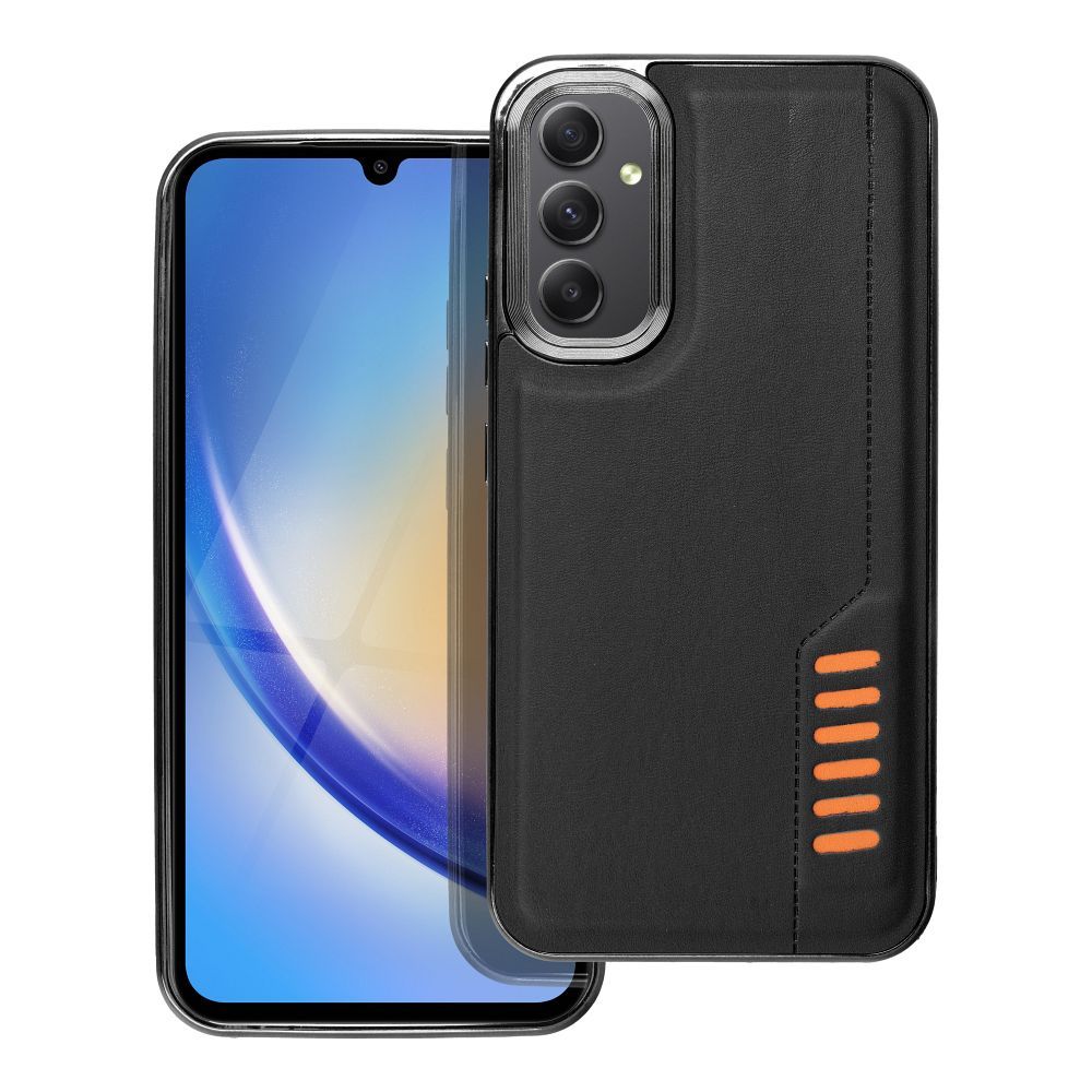Aizsargvāciņš Samsung A34 5G – MILANO, melns