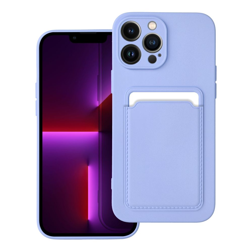 Aizsargvāciņš iPhone 13 Pro Max – CARD, violets