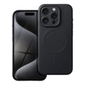 Aizsargvāciņš iPhone 15 Pro – SILICONE MAG compatible with MagSafe, melns