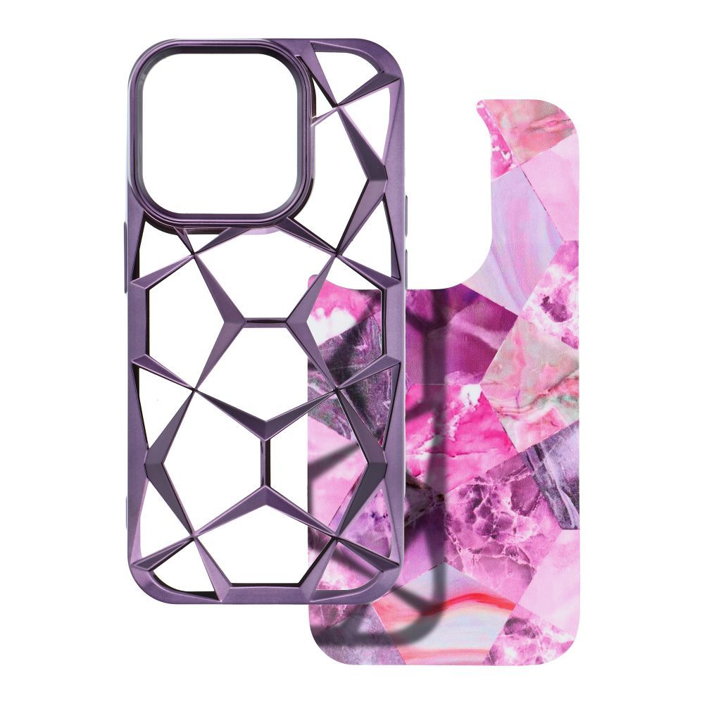 Aizsargvāciņš iPhone 16 PRO – TWINKI, violets — attēls 4