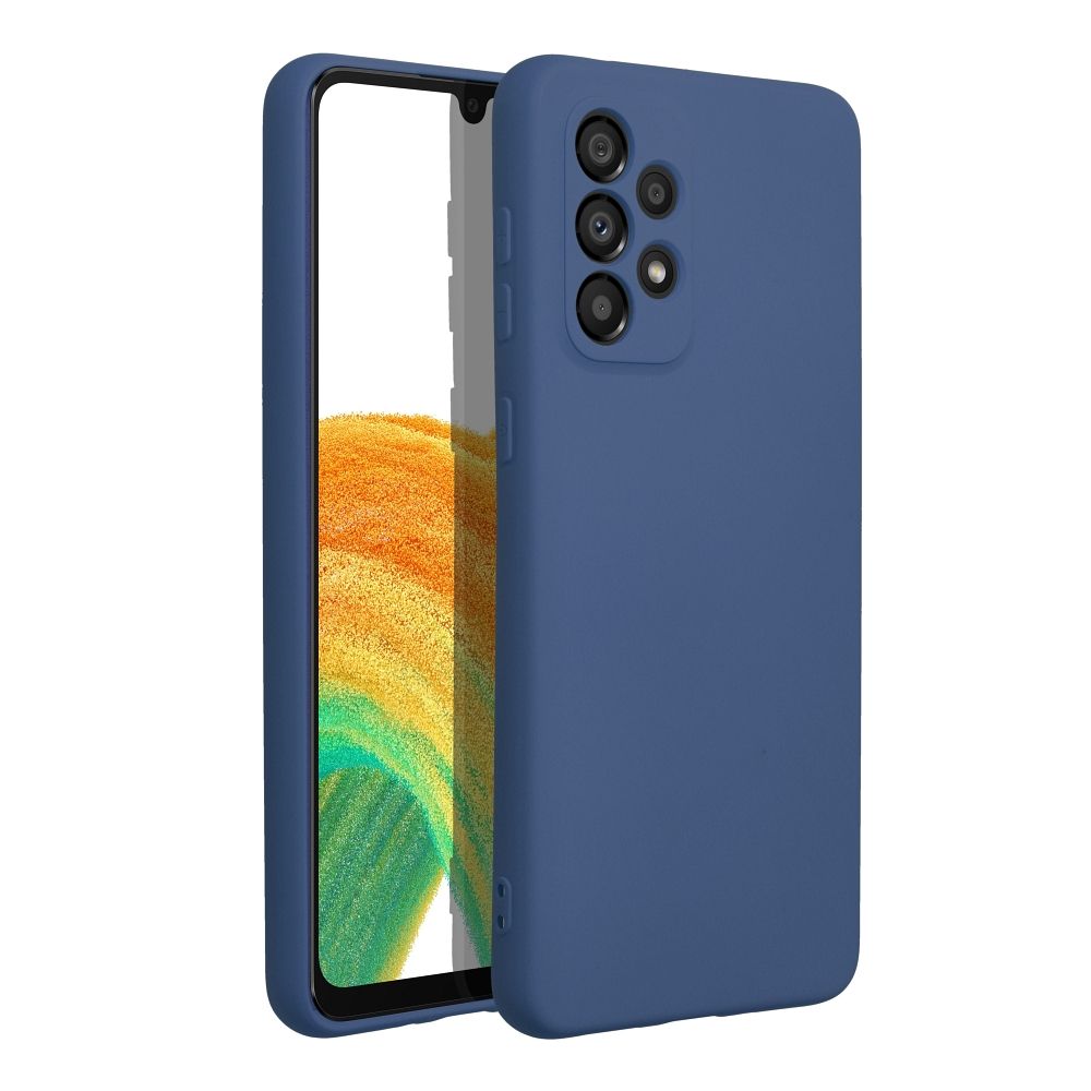 Aizsargvāciņš Samsung A33 5G – SILICONE, zils — attēls 2