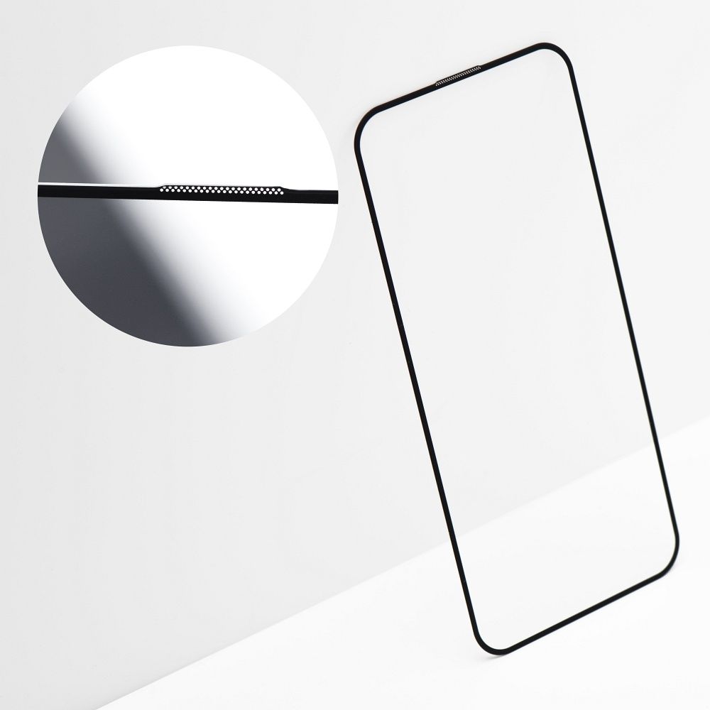Aizsargstikls Xiaomi Redmi 13T / 13T Pro – OG Premium, melns — attēls 3