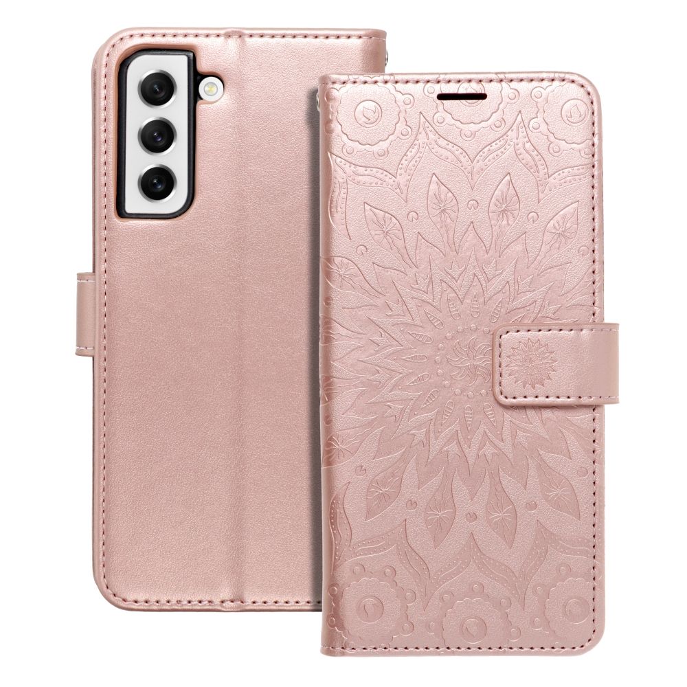 Aizsargvāciņš Samsung S21 FE mandala – MEZZO, rozā zelta
