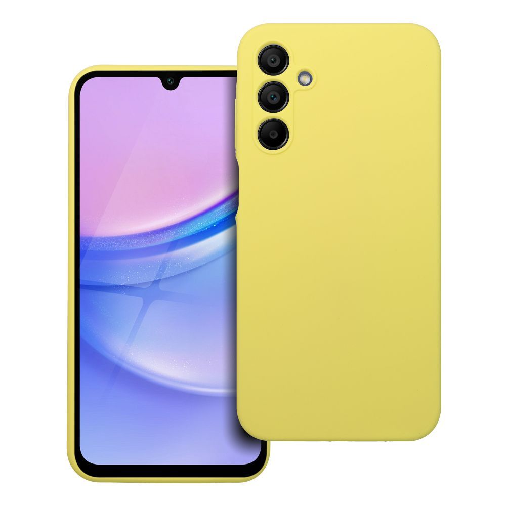 Aizsargvāciņš Samsung A15 5G / A15 4G lemon – SILICONE 2mm