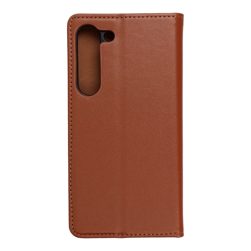 Aizsargvāciņš Samsung S23 – SMART PRO leather, brūns — attēls 2