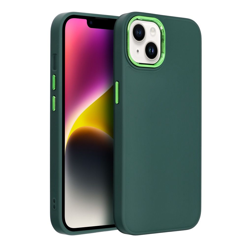 Aizsargvāciņš Xiaomi Redmi Note 13 4G – FRAME, zaļš — attēls 3