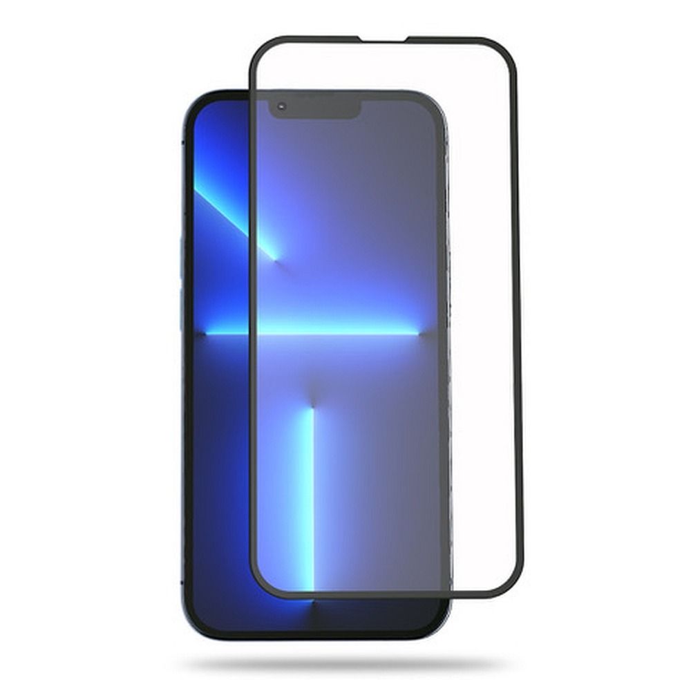 Aizsargstikls Apple iPhone 13 mini – Bestsuit Flexible 5D, melns — attēls 3