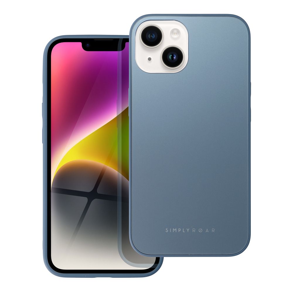 Aizsargstikls iPhone 14 – Roar Matte, zils