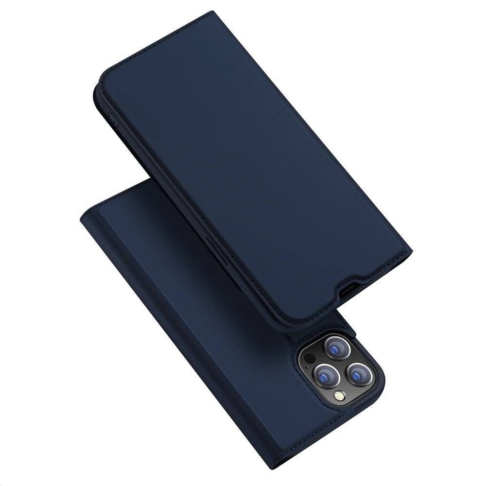 Aizsargvāciņš iPhone 13 Pro – DUX DUCIS wallet SKIN PRO, zils