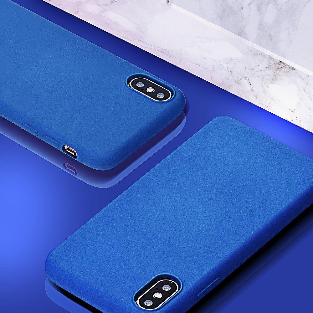 Forcell Silicone Lite silikona vāciņš Huawei P40 Lite E, zils