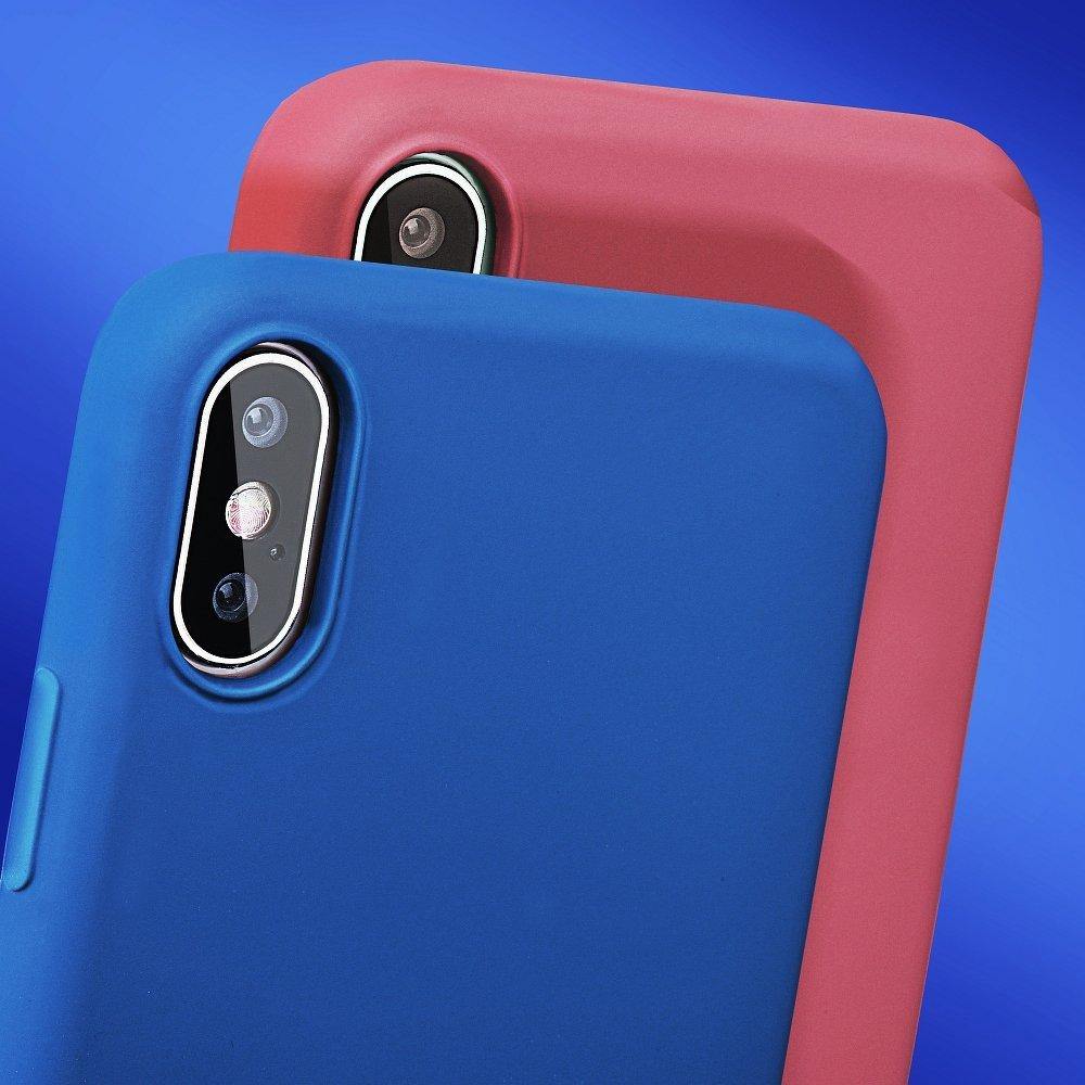 Forcell Silicone Lite silikona vāciņš Huawei P40 Lite E, zils